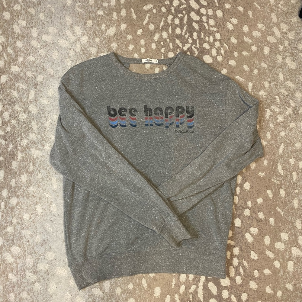 Birdiebee open back sweatshirt